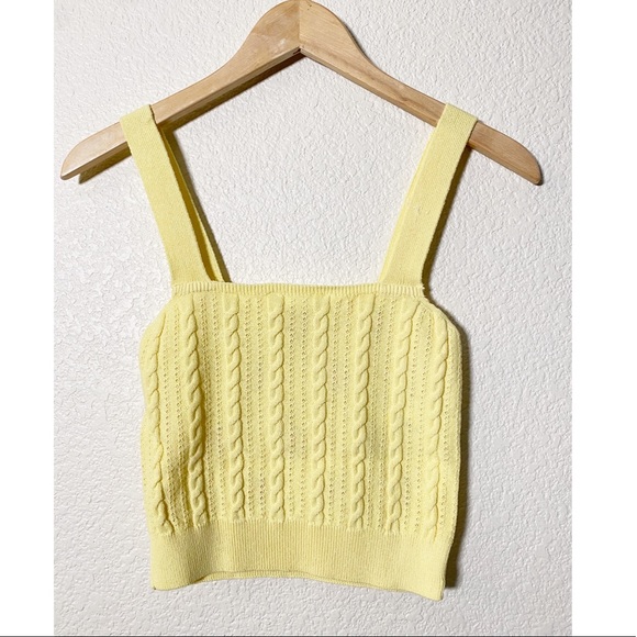 NEW! Mango | Flowers knitted crop top - Picture 4 of 5